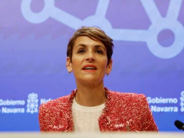 La presidenta de Navarra, Mar&iacute;a Chivite
