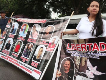 Familiares de colombianos presos en Venezuela