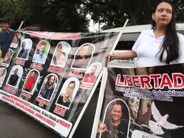Familiares de colombianos presos en Venezuela Familiares de colombianos presos en Venezuela
