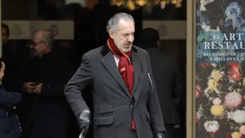 Jaime de Marichalar saliendo de un evento Jaime de Marichalar saliendo de un evento