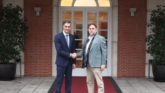 Junqueras y Pedro S&aacute;nchez