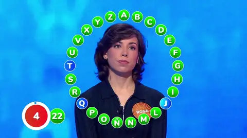 Rosa convierte el tiempo en oro: da un golpe magistral para ganar en El Rosco Rosa convierte el tiempo en oro: da un golpe magistral para ganar en El Rosco