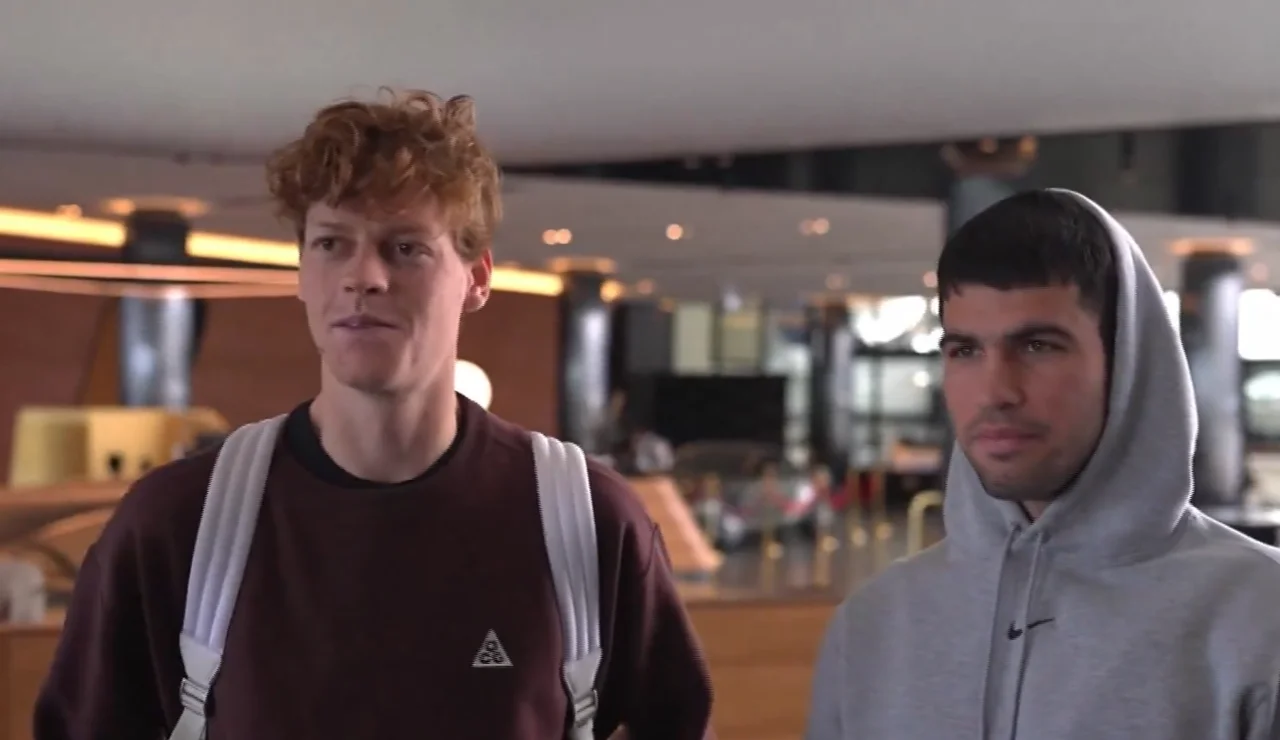 Alcaraz y Sinner, número 1 y 2 del mundo respectivamente