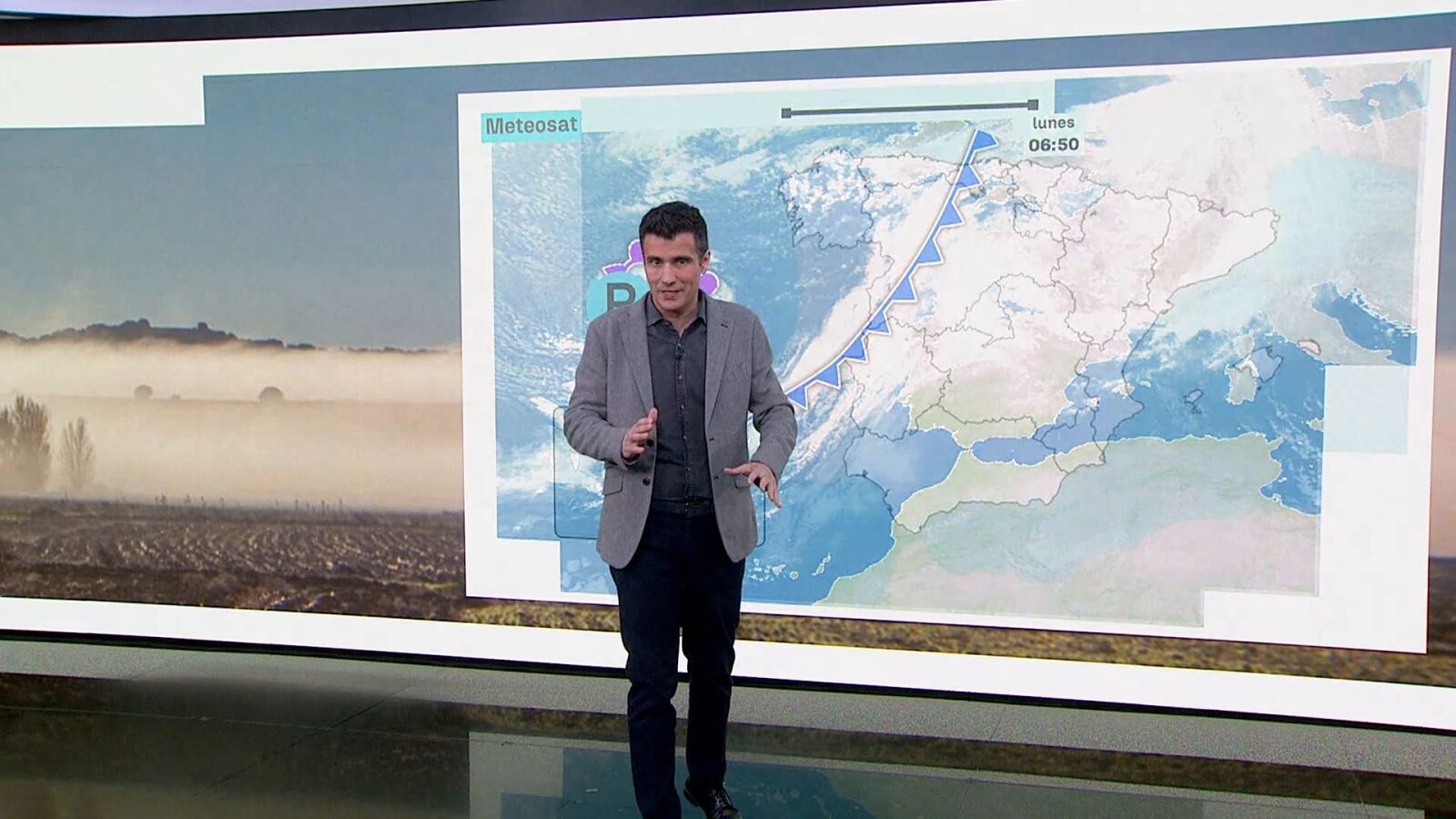 Varios frentes dejarán lluvias en una semana sin frío extremo: la previsión de César Gonzalo