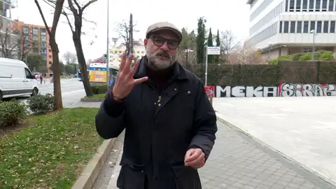 Raúl García en Espejo Público. Raúl García en Espejo Público.