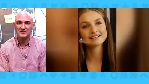 La princesa Leonor en Espejo Público. La princesa Leonor en Espejo Público.