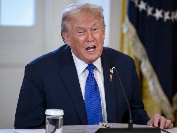 Trump dice que el Ej&eacute;rcito de EEUU est&aacute; "analizando muy seriamente" intervenir en Ir&aacute;n