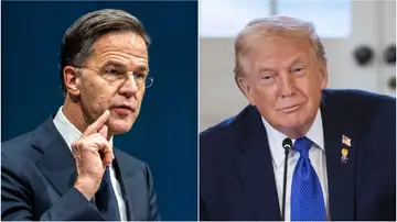 A la izquierda, el secretario de la OTAN, Mark Rutte, a la derecha, el presidente de EEUU, Donald Trump A la izquierda, el secretario de la OTAN, Mark Rutte, a la derecha, el presidente de EEUU, Donald Trump