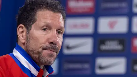 Simeone en rueda de prensa Simeone en rueda de prensa