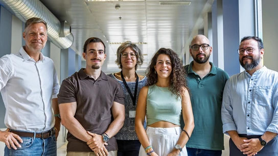 El equipo del CNAG a cargo del estudio El equipo del CNAG a cargo del estudio