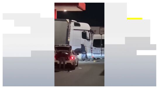 Camionero empotra