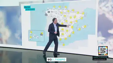 Roberto Brasero avisa: "Llega una semana de frentes y más frío" Roberto Brasero avisa: "Llega una semana de frentes y más frío"