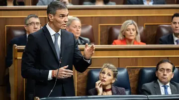El presidente del Gobierno, Pedro Sánchez, interviene durante una sesión de control al Gobierno El presidente del Gobierno, Pedro Sánchez, interviene durante una sesión de control al Gobierno