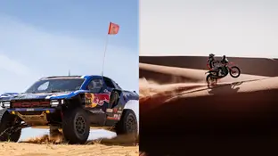 Nani Roma y Tosha Schareina, en acción en el Dakar 2026 Nani Roma y Tosha Schareina, en acción en el Dakar 2026