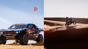 Nani Roma y Tosha Schareina, en acci&oacute;n en el Dakar 2026