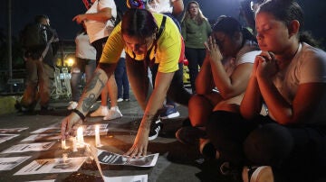 Vigilia por los presos pol&iacute;ticos.