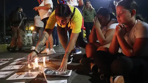 Vigilia por los presos políticos. Vigilia por los presos políticos.