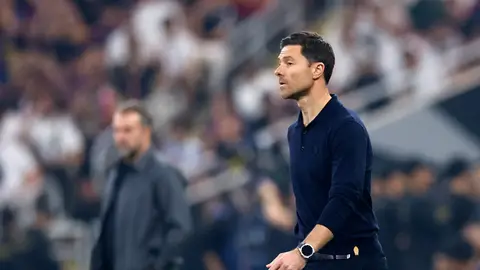 Xabi Alonso, en la final de la Supercopa de España ante el Barcelona Xabi Alonso, en la final de la Supercopa de España ante el Barcelona