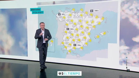 Roberto Brasero: "El miércoles habrá menos lluvia, pero más frío" Roberto Brasero: "El miércoles habrá menos lluvia, pero más frío"