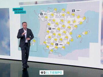 Roberto Brasero: "El mi&eacute;rcoles habr&aacute; menos lluvia, pero m&aacute;s fr&iacute;o"