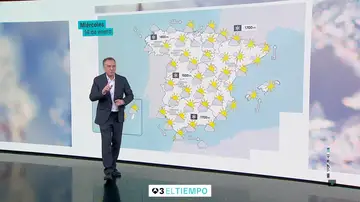 Roberto Brasero: "El miércoles habrá menos lluvia, pero más frío" Roberto Brasero: "El miércoles habrá menos lluvia, pero más frío"