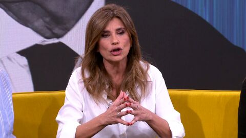 Gema L&oacute;pez en Espejo P&uacute;blico.