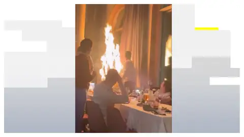 Una bengala provoca un incendio en un restaurante de Madrid Antena3 Noticias