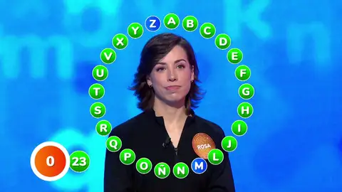 Rosa, a dos del bote de 2.620.000 euros en El Rosco: implacable e inalcanzable para Manu Rosa, a dos del bote de 2.620.000 euros en El Rosco: implacable e inalcanzable para Manu