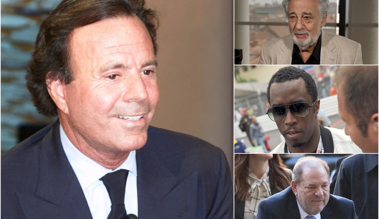 Julio Iglesias, Plácido Domingo, Puff Daddy y Harvey Weinstein