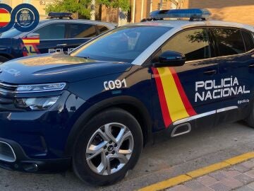 Coche de la Polic&iacute;a Nacional.