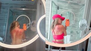 Dos fotograf&iacute;as subidas por Renata Zaraz&uacute;a a su Instagram
