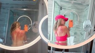 Dos fotograf&iacute;as subidas por Renata Zaraz&uacute;a a su Instagram