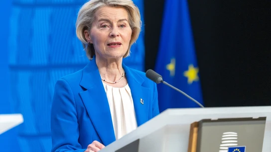 La presidenta de la Comisión Europea, Úrsula von der Leyen La presidenta de la Comisión Europea, Úrsula von der Leyen