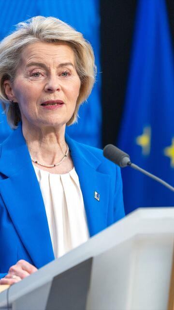 La presidenta de la Comisi&oacute;n Europea, &Uacute;rsula von der Leyen