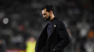 &Aacute;lvaro Arbeloa, cabizbajo en el Carlos Belmonte