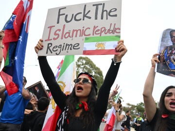 Protestas en Ir&aacute;n.