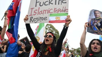 Protestas en Ir&aacute;n.