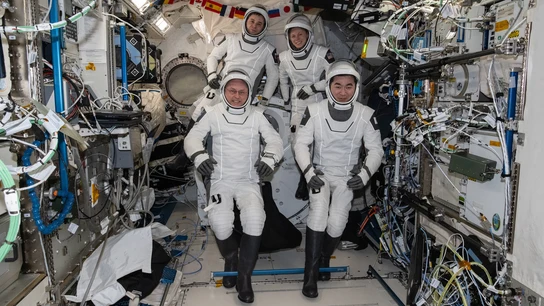 Ameriza con éxito en aguas del Pacífico la Crew-11 de la NASA Ameriza con éxito en aguas del Pacífico la Crew-11 de la NASA