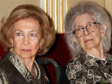 La reina Sof&iacute;a e Irene de Grecia