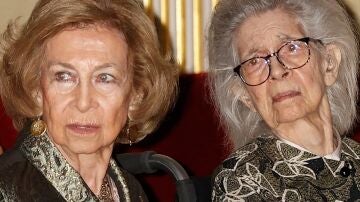 La reina Sof&iacute;a e Irene de Grecia