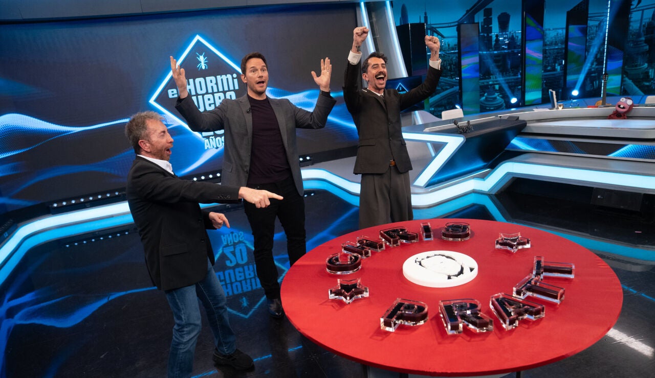 El Hormiguero rinde homenaje a Chris Pratt con un espectacular experimento qu&iacute;mico