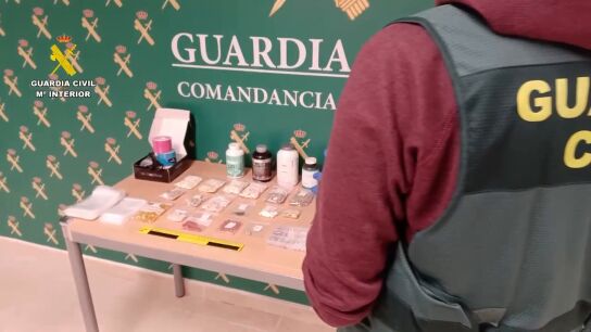 Productos m&eacute;dicos incautados por la Guardia Civil