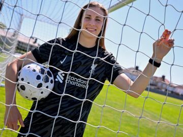 La portera alemana del Liverpool Rafaela Borggrafe