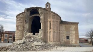 Se derrumba el &aacute;bside de una iglesia del siglo XIII declarada Bien de Inter&eacute;s Cultural