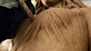 Pol&eacute;mica por unas estatuas en el Puerto de M&aacute;laga comparadas con el "Universo Marvel"