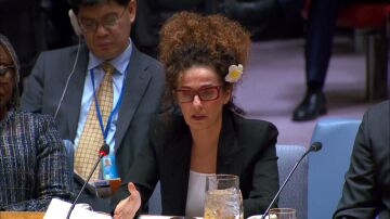 La representante de Ir&aacute;n Masih Alinejad en el Consejo de Seguridad de la ONU
