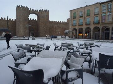 Aviso amarillo por nieve y lluvia en Castilla y L&eacute;&oacute;n
