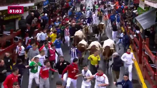 Vídeo: Así ha sido el primer encierro blanco de San Sebastián de Los Reyes 2026 Vídeo: Así ha sido el primer encierro blanco de San Sebastián de Los Reyes 2026