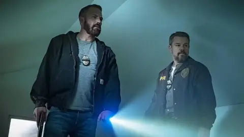 Ben Affleck y Matt Damon en El botín Ben Affleck y Matt Damon en El botín