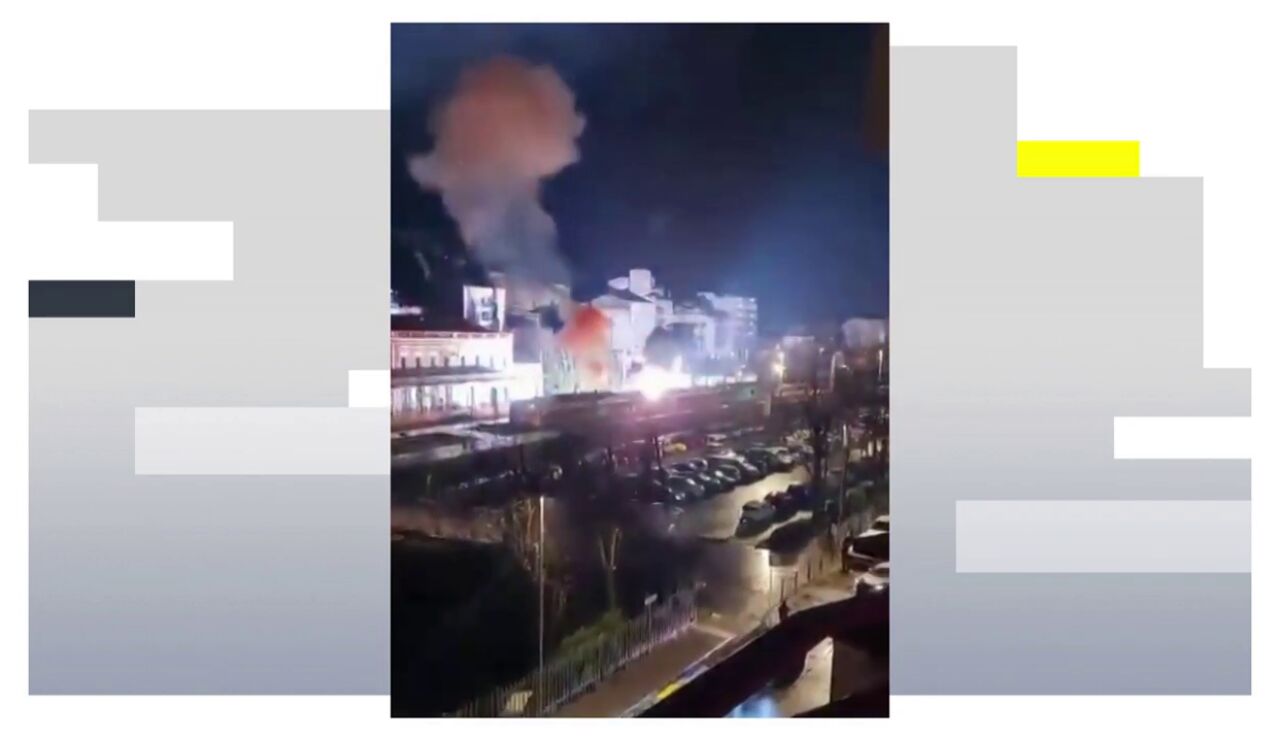 Explosi&oacute;n en la estaci&oacute;n de trenes de Tortosa por un vag&oacute;n incendiado y la ca&iacute;da de la catenaria